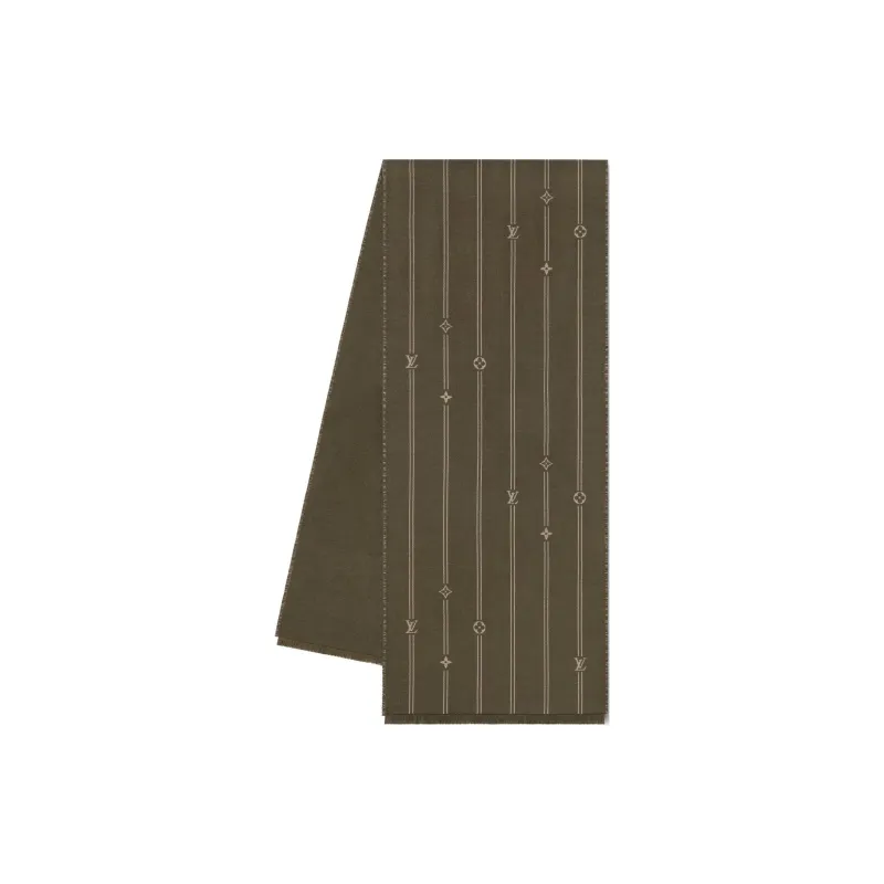 LOUIS VUITTON M90732 Monogram Stripes Scarf-0