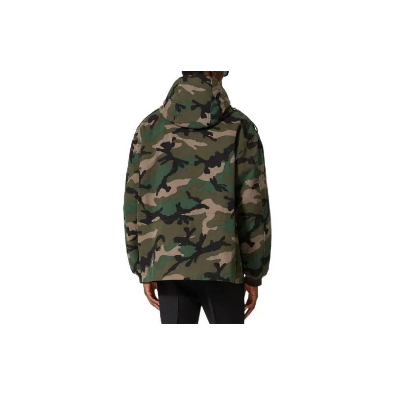 Valentino SS24 Jackets Coats Men's Army Green-2