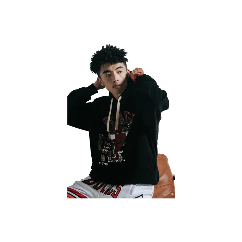 Mitchell Ness Sweatshirts Unisex Black-4