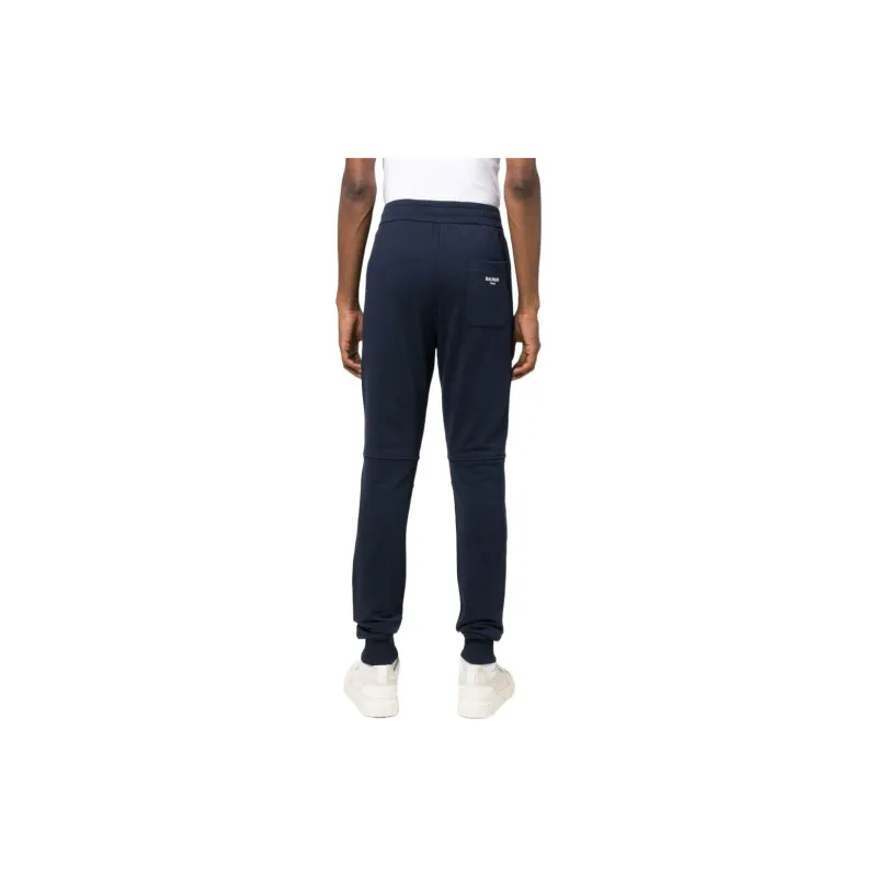 BALMAIN Ribbed Drawstring Track Pants-3