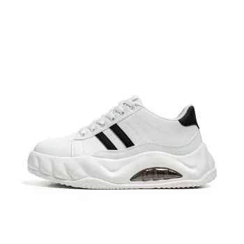 DM Casual Shoes Men Low Top White Black