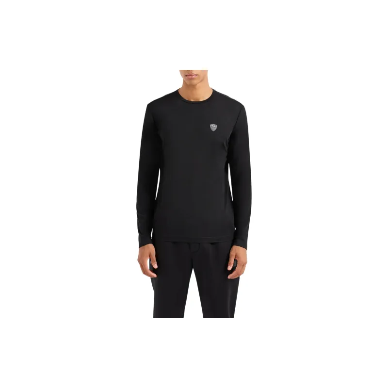 EMPORIO ARMANI Long Sleeved Crewneck T Shirt-2