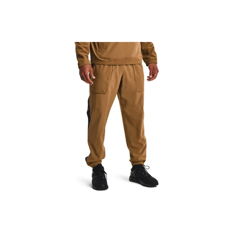 Under Armour RUSH Cargo Pants Men's Brown-4