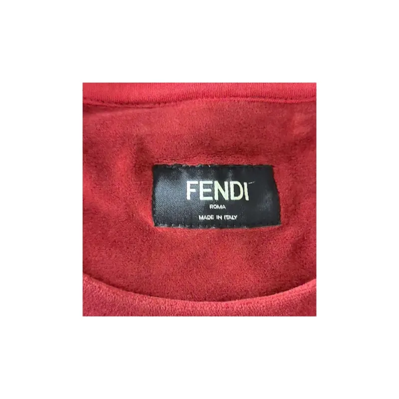 FENDI T Shirts Men Red-2