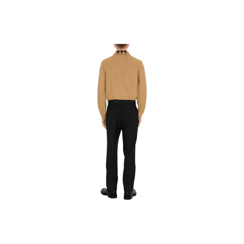 Burberry Polo Shirts Men Beige-2