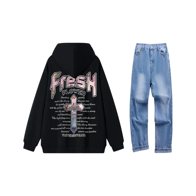 VniVerseVClub Sweatshirt Set Unisex-7