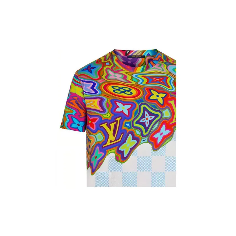 LOUIS VUITTON SS21 Monogram Dissolved Printed Crewneck Pullover Short Sleeve T-shirt-3