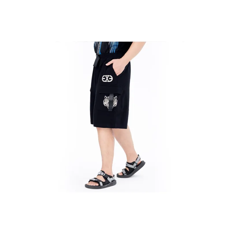 ED HARDY X Cargo Shorts Unisex Black-3
