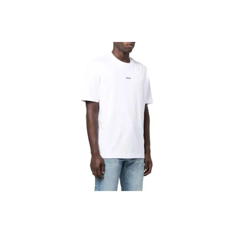 HUGO BOSS Logo Printed Crewneck T Shirt-3