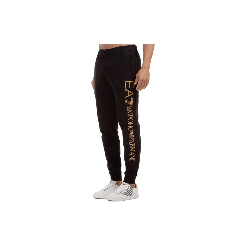 EMPORIO ARMANI Logo Printed Tapered Track Pants-6