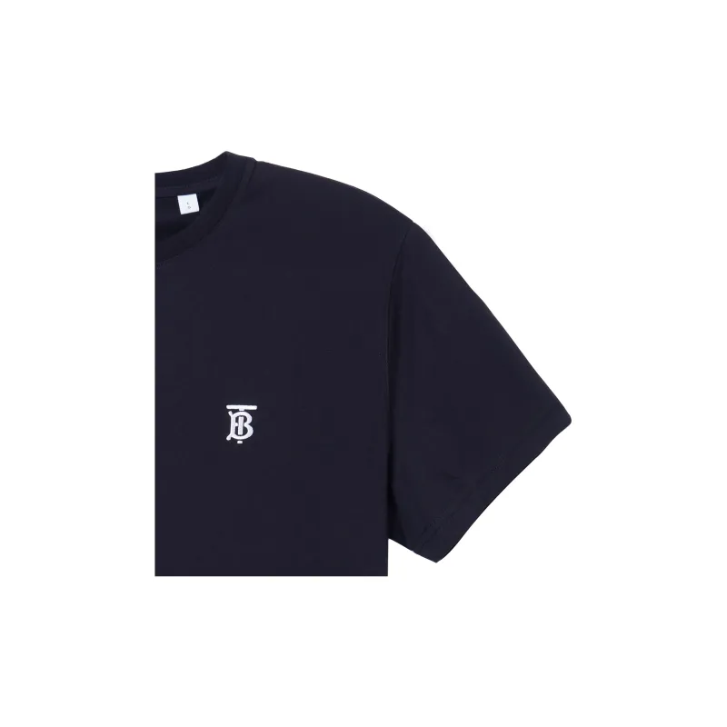 Burberry Logo Embroidered T shirt-8