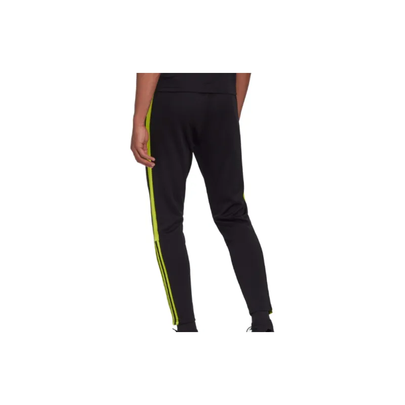 Adidas Essential Soccer Bottoms Men's Black/team Semi-dissolved Yellow-6
