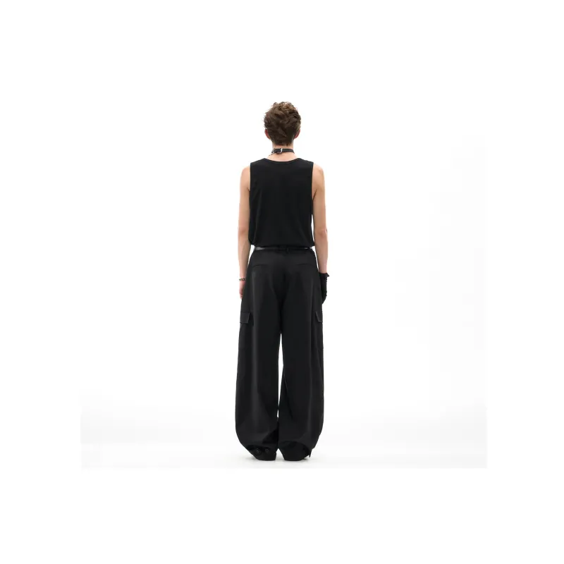 IMXS Casual Pants Unisex Black-4