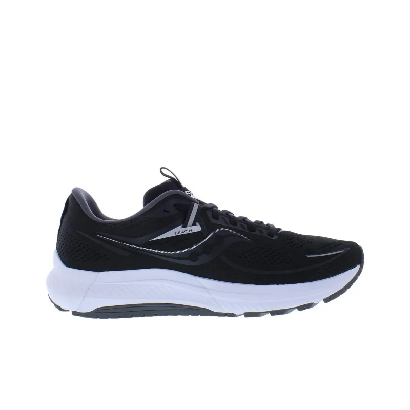 Saucony Omni 21 Abrasion Resistant Low Top Running Shoes Men's Black-1