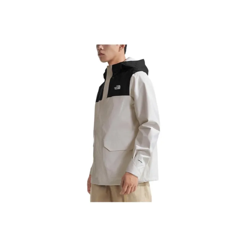THE NORTH FACE ICON Waterproof And Windproof Windbreaker Jacket Men's Dune White-3