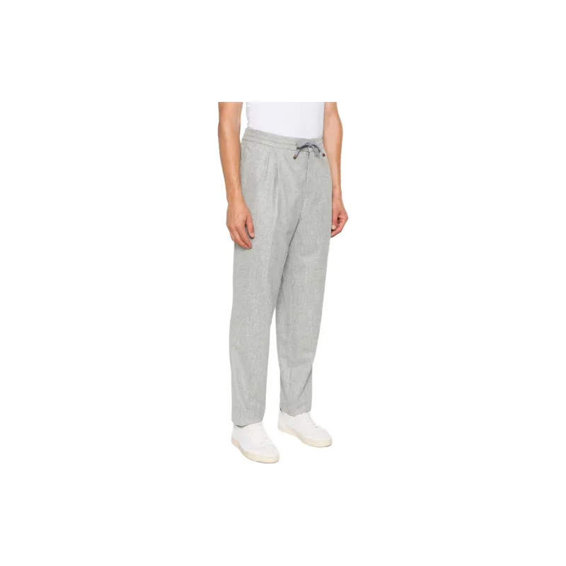 Brunello Cucinelli Drawstring Elastic Waist Pants-3