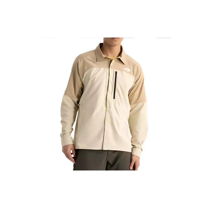 THE NORTH FACE Men's First Trail UPF Long Sleeve Shirt Men's Gravel-3