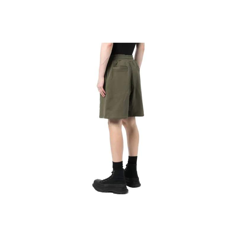 MOSCHINO Sports Shorts Men Army Green-2
