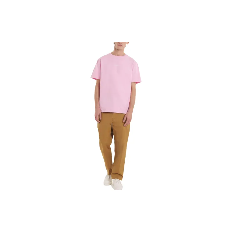 Maison Kitsune Double 11 Limited Edition T Shirts Men Pink-2
