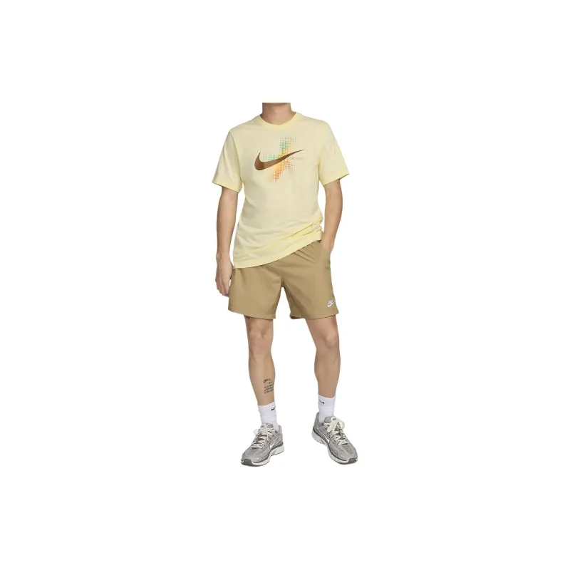 Nike Sportswear T-Shirt Men's Light Yellow-2