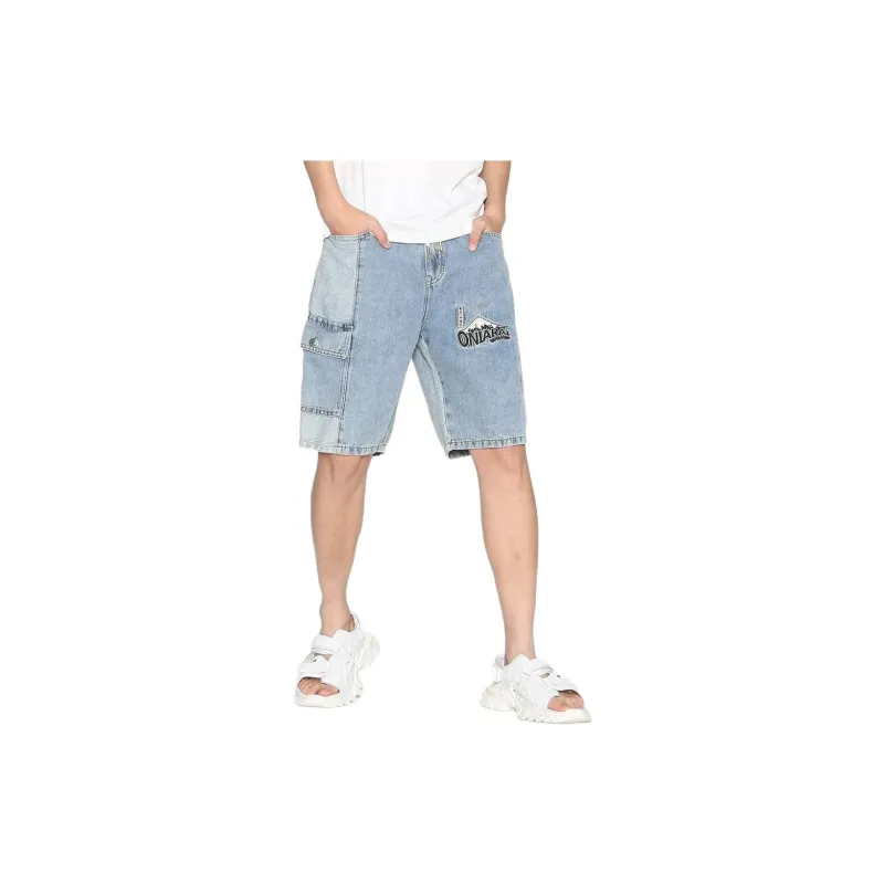 ONIARAI Denim Shorts Men's Light Blue 72-2