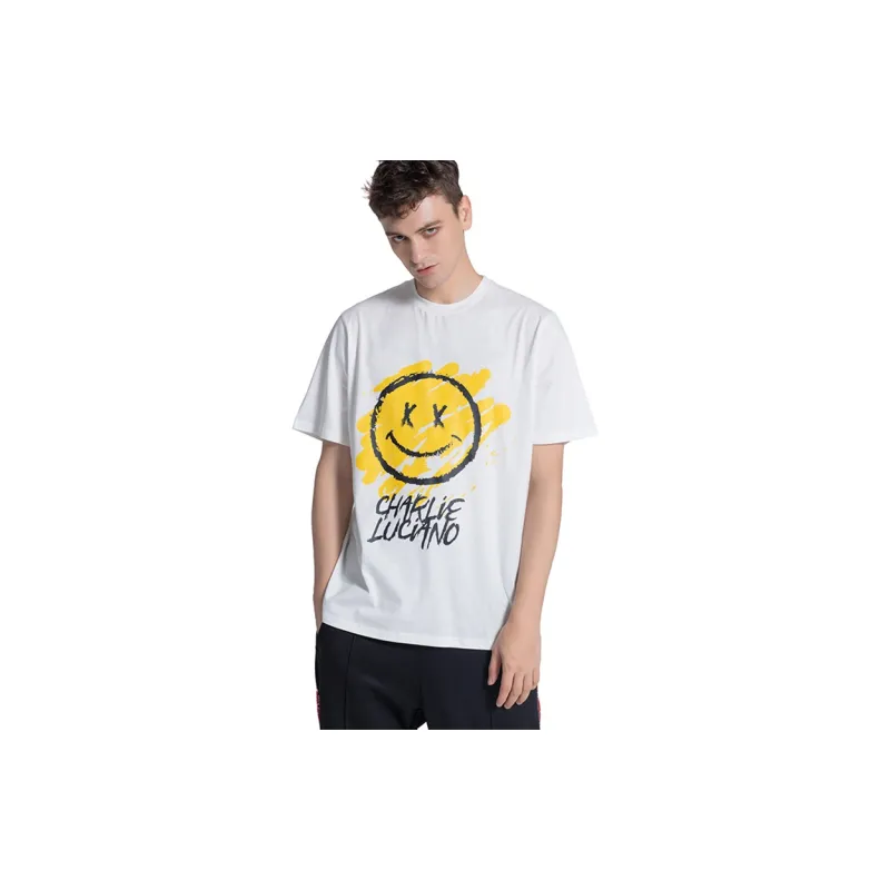 Charlie Luciano T Shirt Unisex White-3