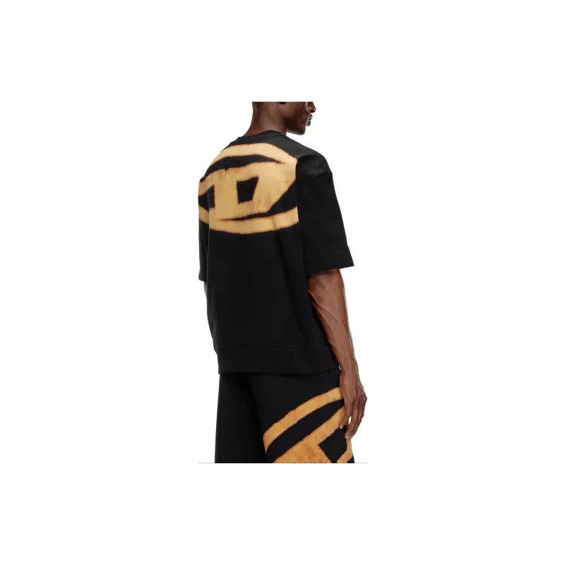 DIESEL FW24 T Shirt Men's Black/Orange-3