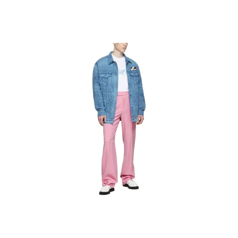 WE11DONE Denim Jackets Unisex Blue-2