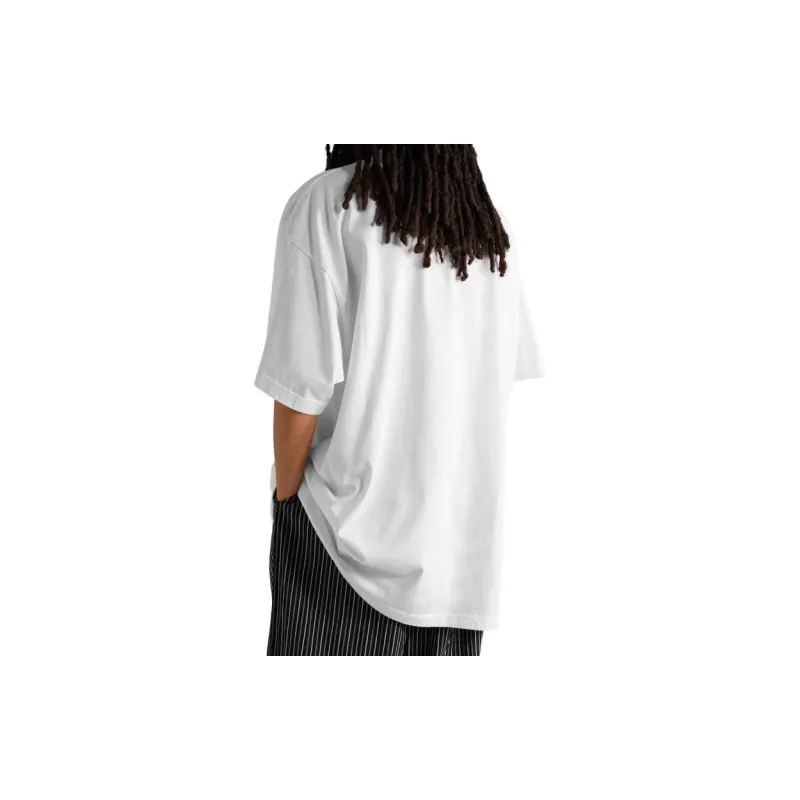 Balenciaga T Shirt Loose Fit Men's White-2