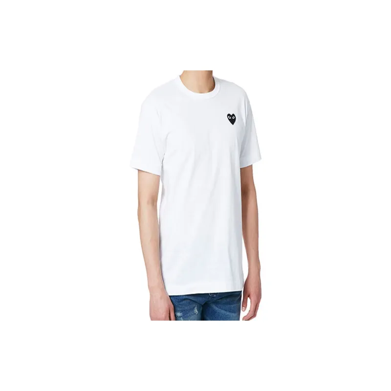 Comme Des Garcons Play Black Emblem T shirt-2