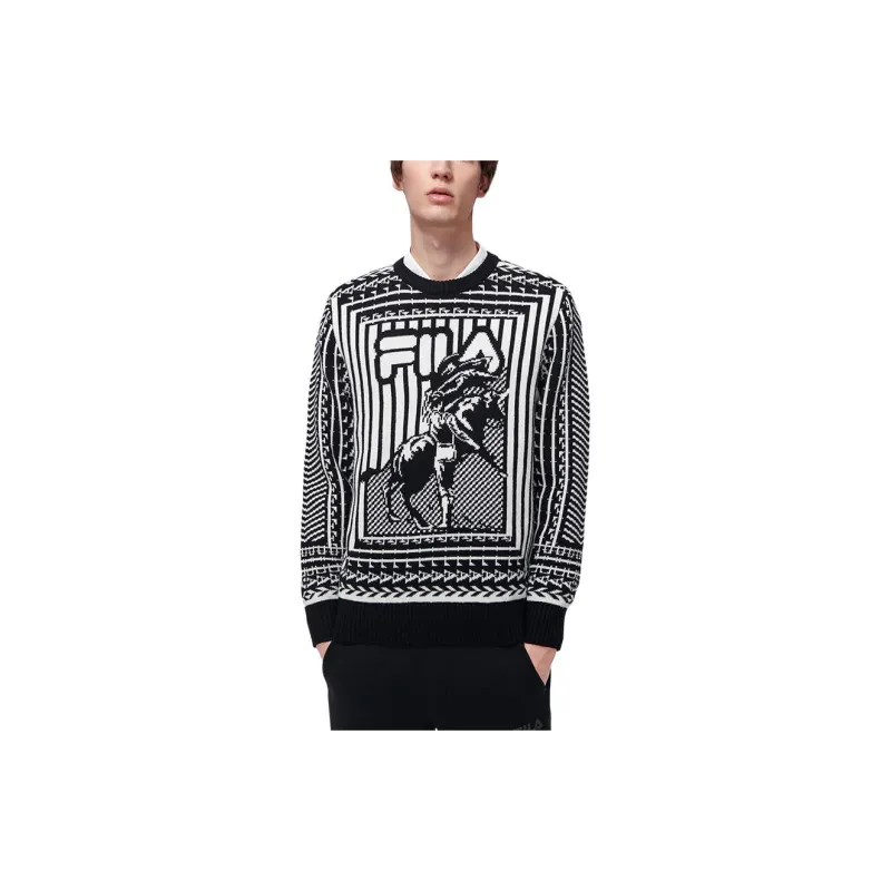 FILA Sweaters Men Black-3