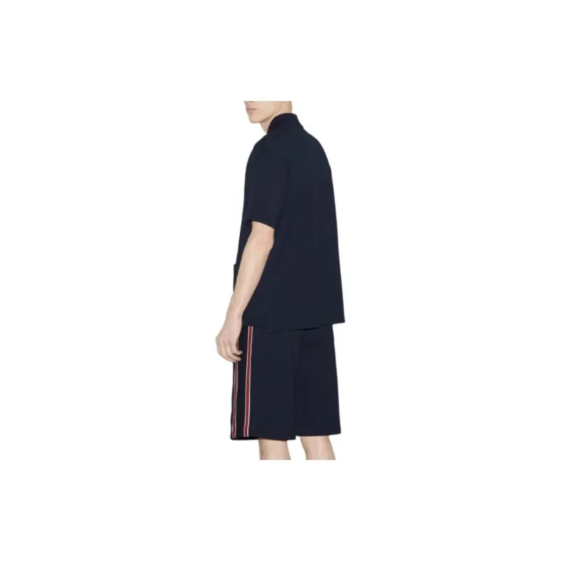 GUCCI Lido SS24 Shirt Men's Navy Blue-4