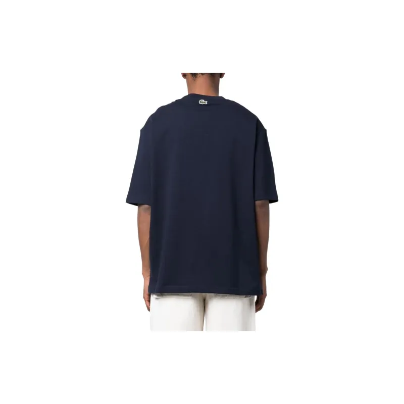 LACOSTE T Shirts Men Navy Blue-3
