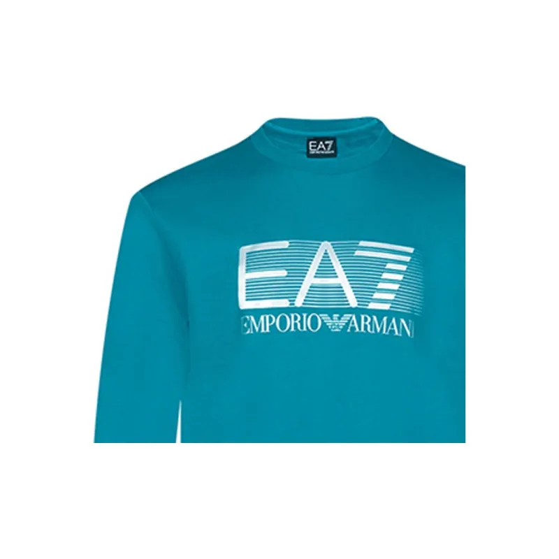 EMPORIO ARMANI EA7 Sweatshirts Men Dark Sky Blue-5