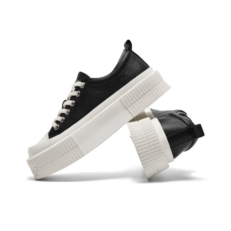 CHERYKALLY Lightweight Breathable Height Increasing Low Top Skateboard Shoes Women's-9