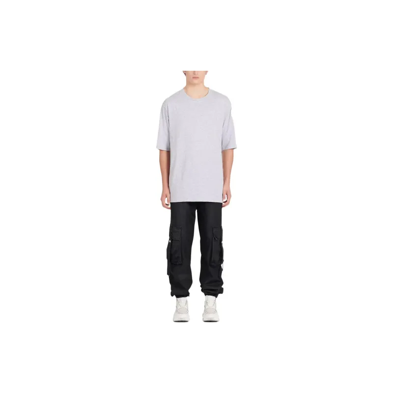 BALMAIN T-Shirts Men Gray-1