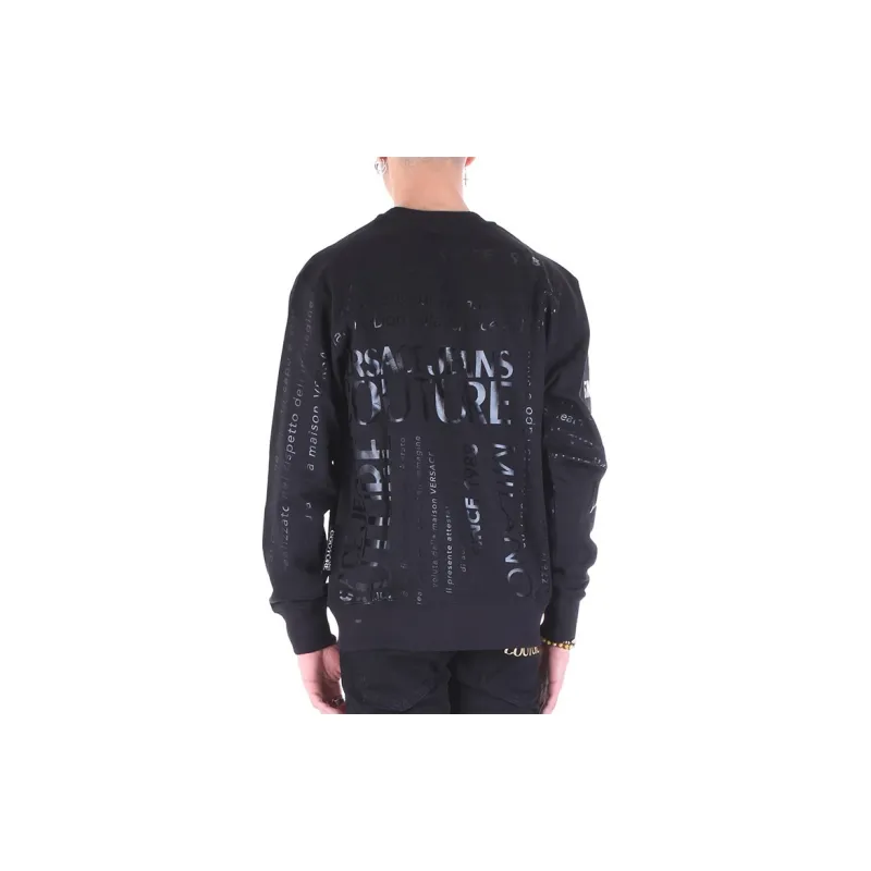 VERSACE JEANS COUTURE Sweatshirts Men Black-6