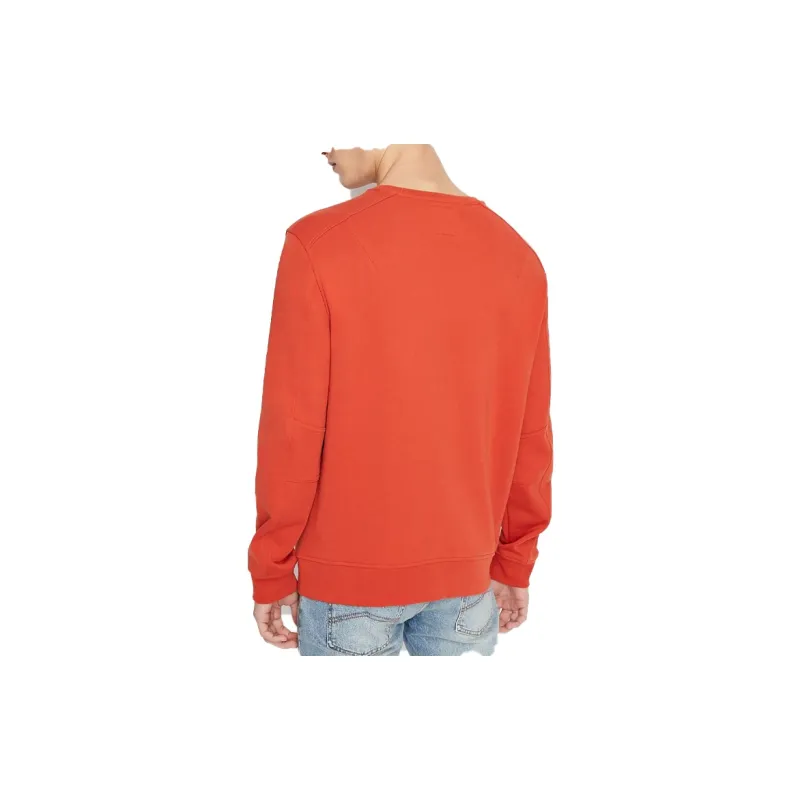 ARMANI EXCHANGE Sweatshirts Men Orange Red-3