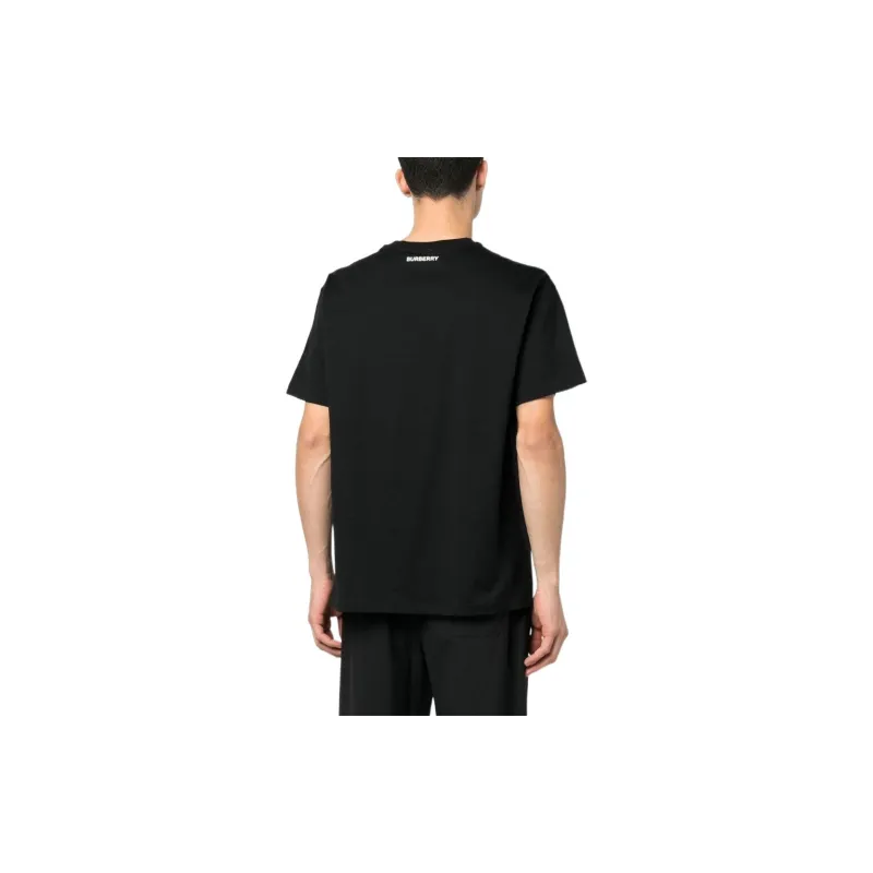 Burberry SS23 Regular T Shirt Men's Black-2