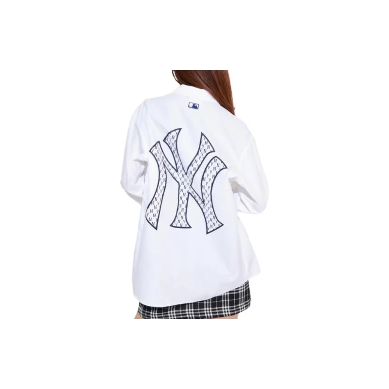 MLB New York Yankees Shirt Unisex White-3