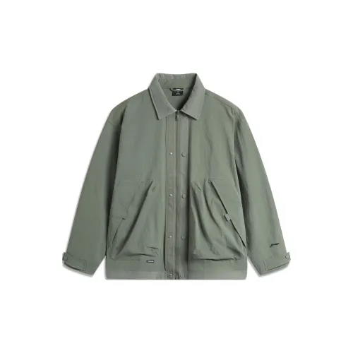 LINING Outdoor Collection Jackets Men Screw Smoke Green