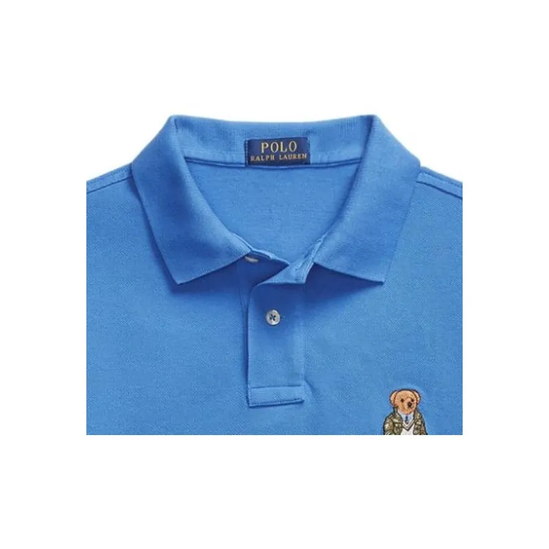 Polo Ralph Lauren Bear Embroidered Polo Shirt-5
