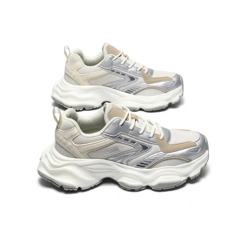 Jeep Anti-Slip And Wear-Resistant Coverage Low-Top Chunky Sneakers Men's-14