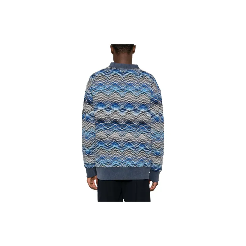 MISSONI Zigzag V neck Cardigan-2