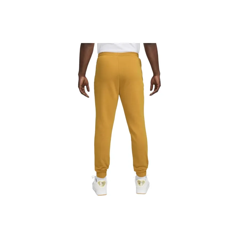 Nike Knitted Sports Pants Men's Suede Gold-4
