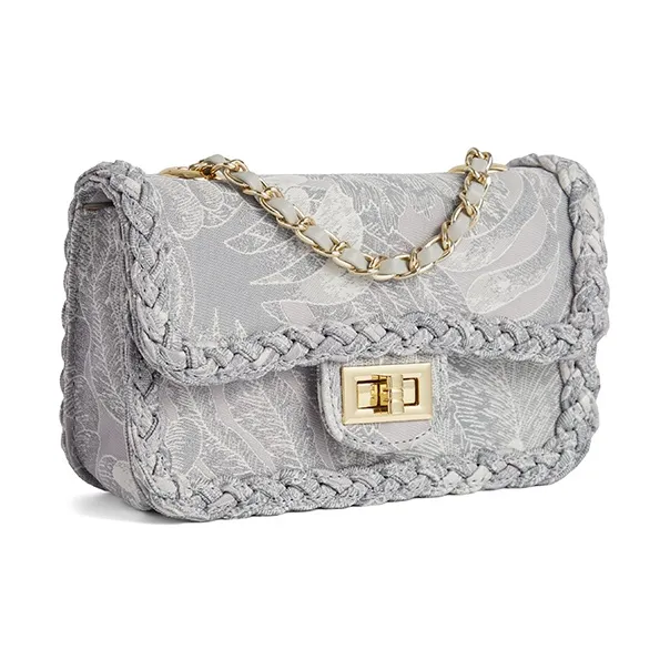 JACD Woolen Shoulder Bag Medium Size Women's Multicolor-1