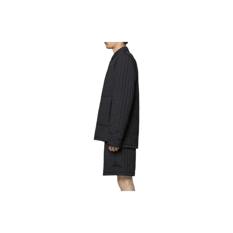 Rains Buttoned Quilted Shirt Jacket-4