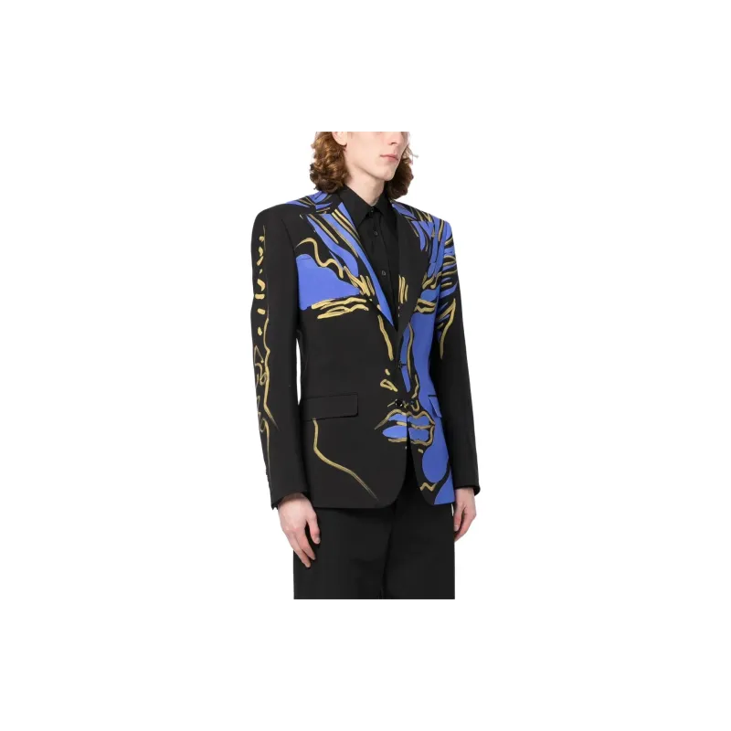 MOSCHINO Business Suits Men Black-3