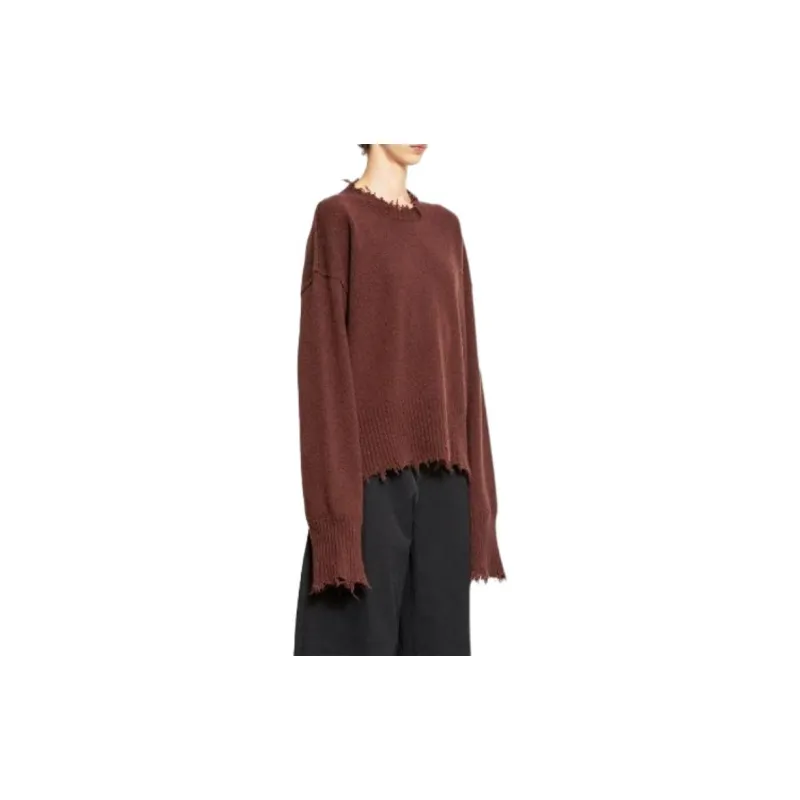UMA WANG Raw Edge Drop Shoulder Jumper-3
