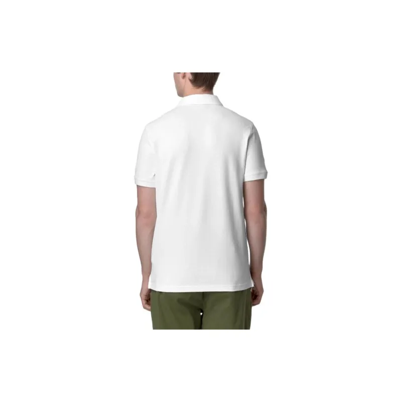 K WAY Polo Shirts Men White-2